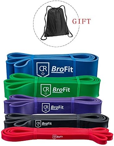 Best Resistance Band, Exercise Pull Up Assist Bands, Stretch Band, Mobility Band &amp; Powerlifting Bands - Premium &amp; Durable - with eGuide - SINGLE BAND (#2 Black - 30 to 60 Pounds (3/4 "4.5mm))