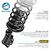 OREDY Pair Front Struts for Chevy Equinox Captiva Sport Saturn Vue GMC Terrain Pontiac Torrent Set of 2 Repalcement with Coil Spring Assembly - 172526 172527