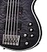 Schecter Hellraiser Extreme-5 5-String Bass Guitar, See-Thru Black Satin