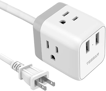 Amazon Usb付き延長コード 電源タップtessan 3ac口 2usbポート