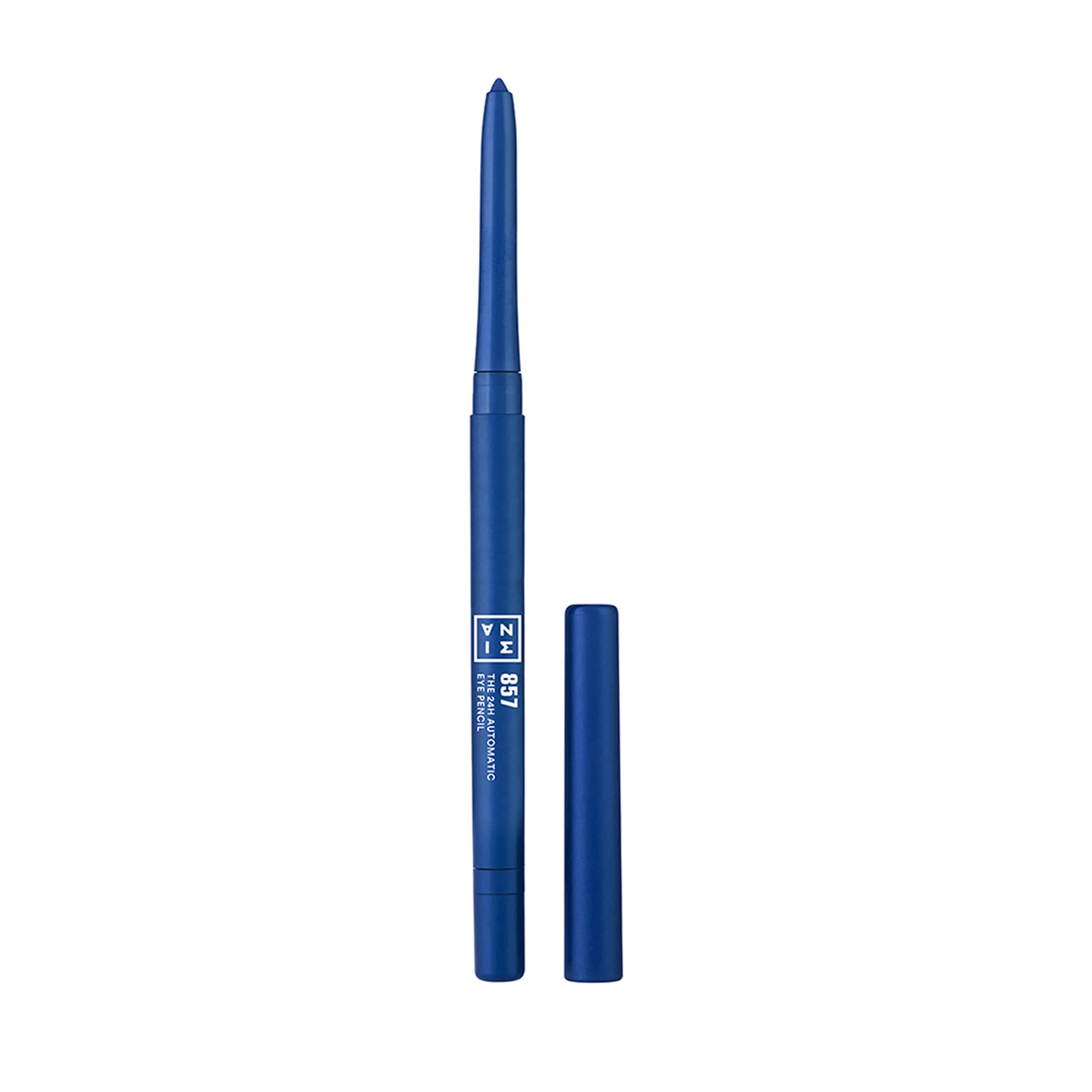 3INA MAKEUP - The 24h Automatic Eye Pencil 857 - Blue Creamy Precise Long Lasting Eyeliner Waterproof - Sharpener & brush