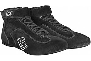 K1 RACEGEAR K1 Race Gear K1 Challenger Nomex® Adult Auto Racing Shoes - SFI 3.3/5 - Black - Size 8.5