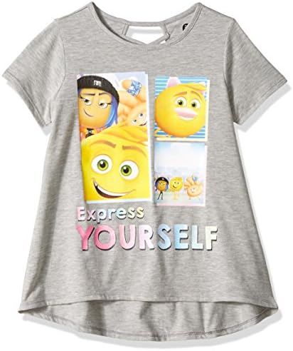 Emoji Movie Girls' Big Movie Short-Sleeve T-Shirt