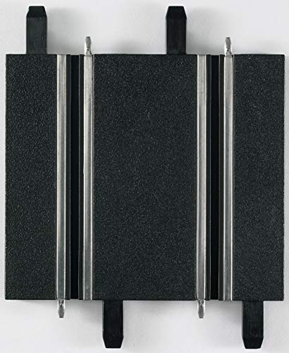 Carrera 20061658 Straight Track (6 Pack) Section Add On Track Parts for Go!!! & Digital 143 Slot Car Racing Sets, Black