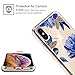 ivencase iPhone Xs Max Case,iPhone Xs Max Clear Silicone Case Flower,Shockproof Soft TPU Thin Clear Cute Bling Floral Bumper Cover iPhone Xs Max - 6.5 Inch