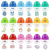 Unomor Easter Eggs Stampers for Easter Eggs Hunt Game, Easter Egg Stuff, Easter Basket Stuffers Fillers, Easter Party Favors Gifts, Easter Gifts Classroom Prizes