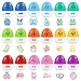 Unomor Easter Stamps for Easter Baskets Stuffers, Kids Easter Eggs Hunting Game Easter Party Favors Easter Crafts, 1.5 Inches Diameter 18 Pack