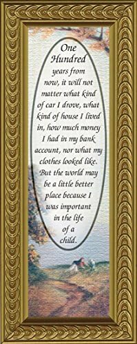 One Hundred, You Made the Difference, Gift for Parents, 3x8 4429
