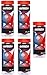 Ektelon red/blue Revolution racquetball balls (can - 3 balls)