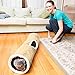 Easyology Premium Cat Tunnel - Interactive Cat Tube Toy with Crinkle Sound - Best Cat Tunnels for Indoor Cats - Fun Kitty Tunnel for Hiding - Collapsible