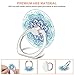 Phone Ring Holder, 3 Pack Universal 360 Rotation Smartphone Finger Ring Grip Kickstand with 3 Car Mount Hooks for Smartphones and Tablets - Mandala