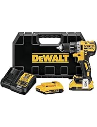Dewalt 20V MAX XR 2.0Ah kit de destornillador compacto, inalámbrico, sin cepillo, 0.5", ion de litio (reacondicionado).