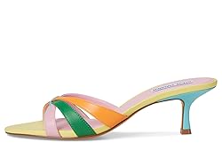Steve Madden Women's Cary Heeled Sandal, Bright