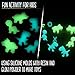 3 Pack - Glow in The Dark Pigment Powder for Slime Kits 90 Grams (3 oz) Slime Supplies Set; add Powder to Epoxy, Art Resin, Glow in The Dark Glue Or Nail Polish, Party Supplies, Kids Slime Making Kit
