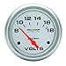 Auto Meter 4491 Ultra-Lite Electric Voltmeter Gauge Regular, 2.625 in.