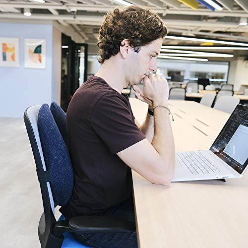 Cushion Lab Extra Dense Lumbar Pillow Patented Ergonomic Multi