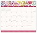 Orange Circle Studio 2019 Magnetic Monthly Calendar Pad, August 2018 - December 2019, Bold Blossoms