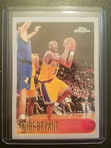 Kobe Bryant 1996-97 Topps Chrome Rookie Reprint Card with Original Back (Lakers)