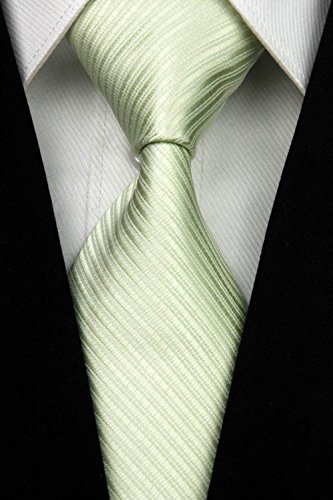 Wehug Lot 6 PCS Men's Solid Tie Silk Tie Woven Necktie Jacquard Neck Ties Classic Ties For Men style027