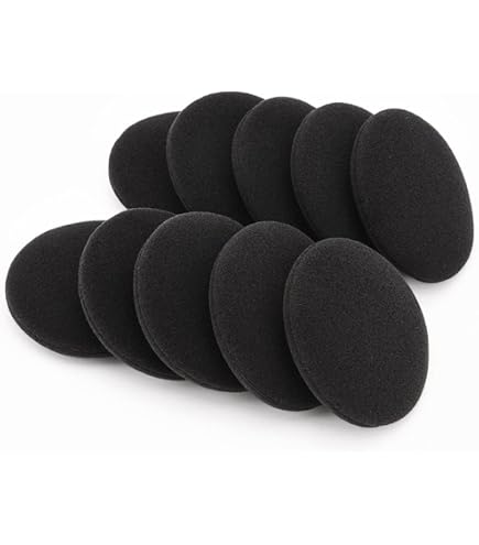 6 Cuscinetti Auricolari In Spugna Da 50mm – Compatibili Con Koss Porta Pro, Sennheiser PX100, AKG, Philips E Altri - 3