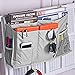 Sugaroom Bunk Bed Organizer - Bedside Storage Caddy with Pockets for College Dorm, Hospital, Baby Bed & Camp (Grey)