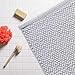 DII Popcorn Bath Rug, 17x24, White