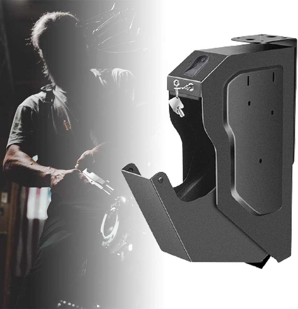HNWTKJ Portátil Caja de Seguridad para Pistola, Caja de ...