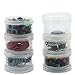 Storage Container Impact Resistant Stackable Clear Containers 6 for Beads Crafts Findings Small Items 1.75
