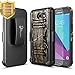 Samsung Galaxy J3 Luna Pro Case, Galaxy J3 Eclipse Case, Galaxy J3 Mission Case with [Tempered Glass Screen Protector], NageBee [Heavy Duty] Shock Proof [Belt Clip Holster Kickstand] Combo Case -Camo