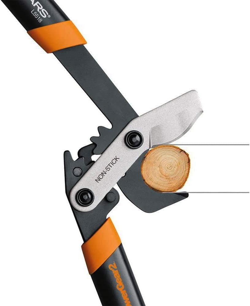 Fiskars PowerGear2 Bypass Lopper, 32 Inch, Black/Orange (394801-1003) : Garden & Outdoor