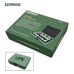 SENROG 12 in 1 Hole Punch Set, Hollow Punch Set for