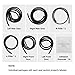 GOLOHO 8 Pack Door Seal Kit for Tesla Model 3 Model Y, Self-Adhesive Rubber Weather-Strip Noise Reduction Kit