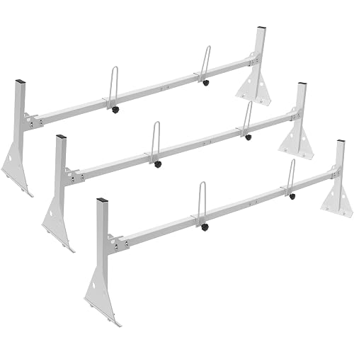 750 Ladder Rack VEVOR Van Roof Ladder Rack, 56.3-61.4