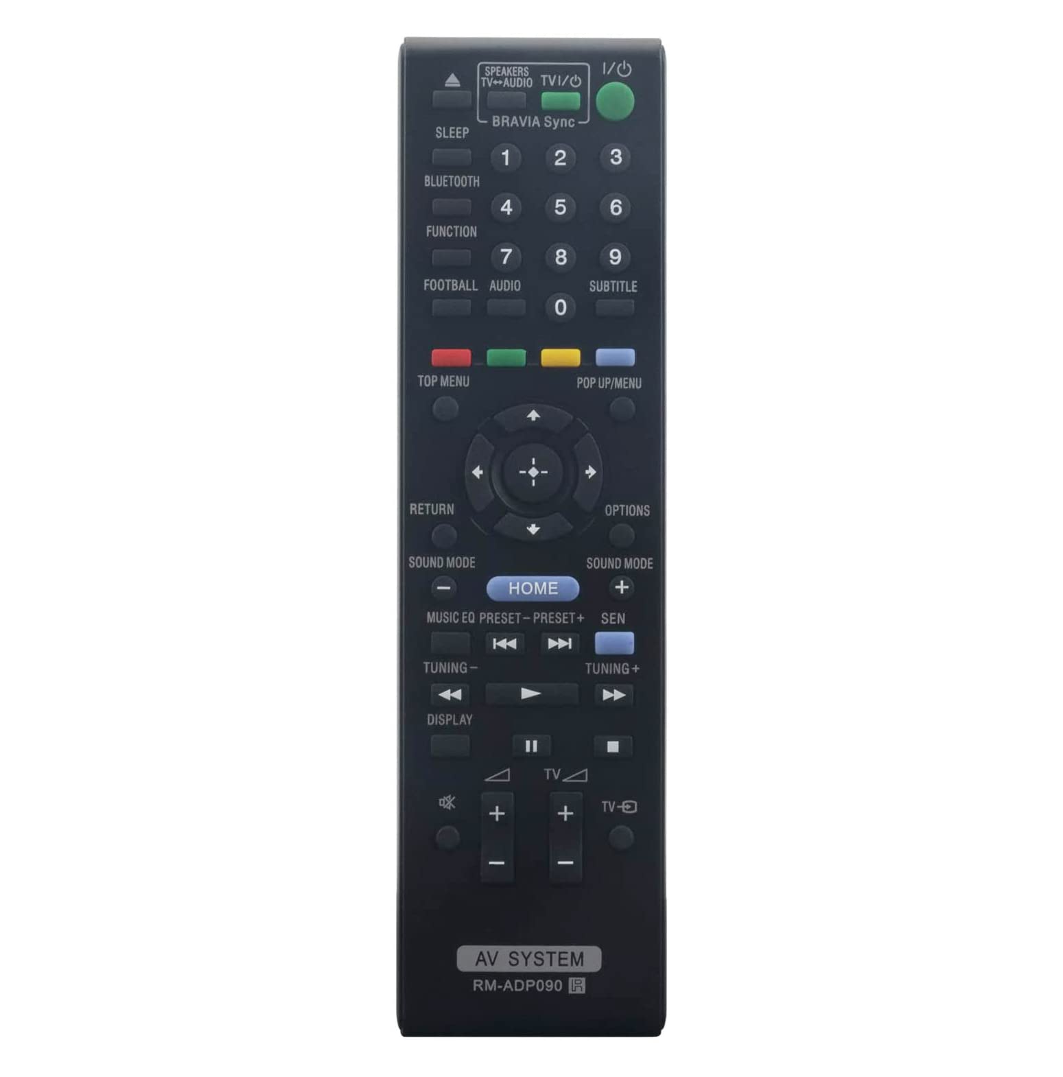 AULCMEET RM-ADP090 Replacement Remote Control Compatible with Sony 3D Blu-ray Home Theater System BDV-E4100, BDV-E6100,BDV-E2100, BDV-E3100, BDV-EF1100