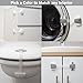 Cabinet Locks Child Safety, Baby Proofing (6 Pack) - Child Proof Refrigerator Fridge Doors and Cabinets - Reusable with Included Kit - Premium 3M Adhesive - Adjustable Length Strap and Latch Lock