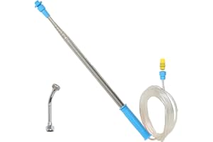 CLICIC Sprayer Wand, Adjustable Watering Sprayer Wand for Lawn and Garden Use, Stainless Steel.