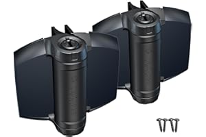 D&D Technologies TCHD1L2S3BTS TruClose Heavy Duty Gate Hinges, for Self Closing Metal, Wood, or Vinyl Gates up to 154 Pounds, with Alignment Legs, for Square Gate Frame and Post, Black, 2 Count