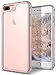 Caseology Coastline for Apple iPhone 8 Plus Case (2017) / for iPhone 7 Plus Case (2016) - Slim & Transparent - Pink