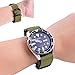 Ritche 20 mm Army Green NATO Strap with Heavy Buckle Compatible with Timex Weekender Watch Band