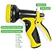 Expandable Garden Hose, econoLED 75FT Strongest Expanding Garden Hose on The Market with Triple Layer Latex Core & Latest Improved Extra Strength Fabric Protection for All Your Watering Needs(Black)
