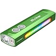 Wurkkos HD01 Flat EDC Flashlight with RGB Light and Green Light, 1200 Lumens Rechargeable EDC Flashlight, Triple Light Sources Pocket Lights, Magnetic Flashlight for Outdoors, Work, Emergency