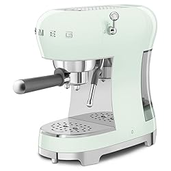Smeg Manual Espresso Machine with Steam Wand, 15
