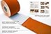 Fitdom Kinesiology Physiotherapy Synthetic Sports Tape in Uncut, Precut & Bulk Roll + Bonus Instruction. Therapeutic Taping for Knee, Shoulder, Elbow & More. Providing Recovery & Support
