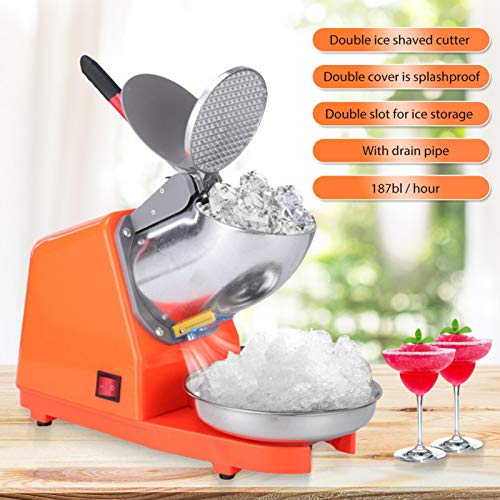 Eiscrusher Elektrisch Ice Crusher Smoothie Maker Edelstahl Eiszerkleinerer Home Bar Eiswürfelzerkleinerer Für Cocktails… – Bild 6