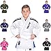 Elite Sports IBJJF Ultra Light BJJ Brazilian Jiu Jitsu Gi for Kids with Preshrunk Fabric and Free Belt