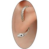Cute Animal Earrings for Women, Goth Snake Stud Earrings Unique Earrings Jewelry Halloween Punk Gothic Accessories
