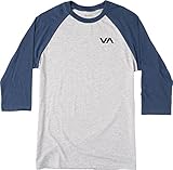 RVCA Men's Two Color Va Raglan T-Shirt