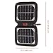 Voltaic Systems Amp Portable Rapid Solar Charger with Battery Pack (Power Bank) 6,400mAh | Powers Phones Compatible with Apple Phones, Tablets, USB, & More | Waterproof - Silver
