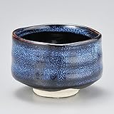 Mino Japanese Tea cup Matcha Bowl Namako Navy Y1745 From Japan