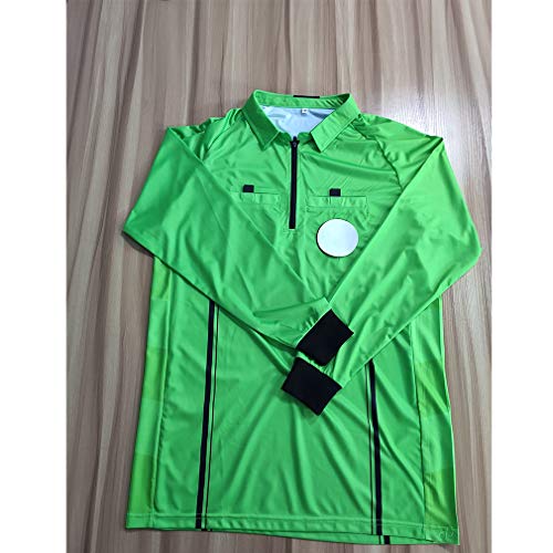 GIERTER Referee Shirts Umpire Long Sleeve Jersey-Pro-Style Ref Uniform for Basketball Football Soccer Sports Competitions
